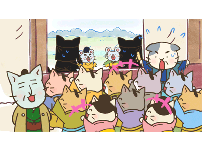 ねこねこ日本史 第4期 #101 「私は人気脚本家、近松門左衛門!」