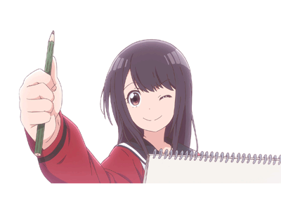 川柳少女 第4話 キャンバス少女