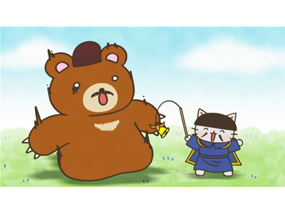 ねこねこ日本史 第５シーズン #158 「戦国に熊出没注意！龍造寺隆信！」