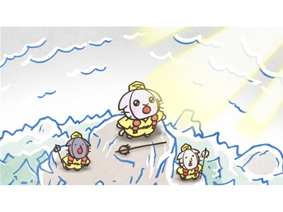 ねこねこ日本史 第５シーズン #159 「彫って、旅して、微笑んで、円空！」