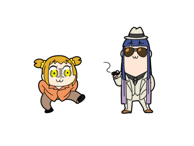 ポプテピピック 再放送(リミックス版) #8 飯田橋の昇竜 ～復讐のピピ～