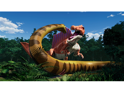 最強王図鑑 ～The Ultimate Battles～ 第3話 【スペシャルマッチ】ティタノボア VS スピノサウルス