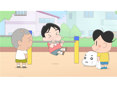 小3アシベ QQゴマちゃん 第12話 トラウマ鉄棒