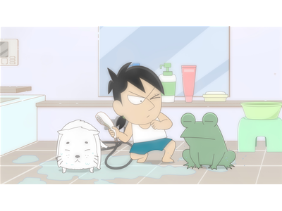 小3アシベ QQゴマちゃん 第14話 雨色遊戯