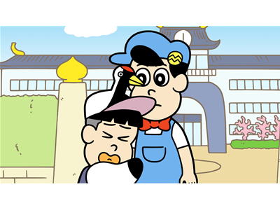 新あはれ！名作くん 第2話 サギにあったつる公
